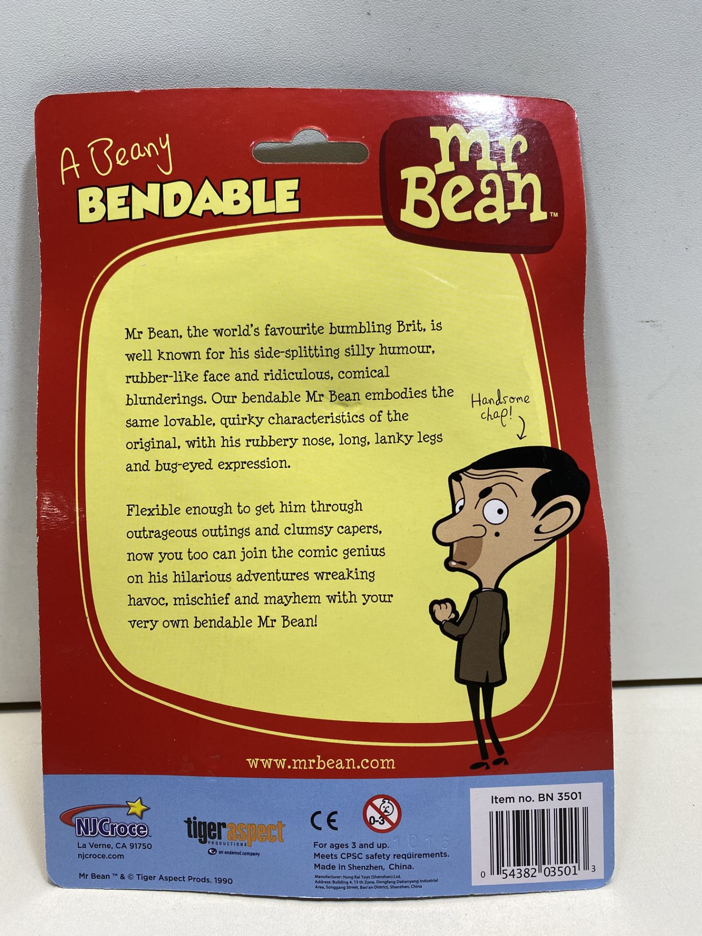 12 x 1990 NJCROCE MR BEAN BENDABLE - POSEABLE FIGURE NEW IN BLISTER PACK | 54382035013 - Image 4 of 4