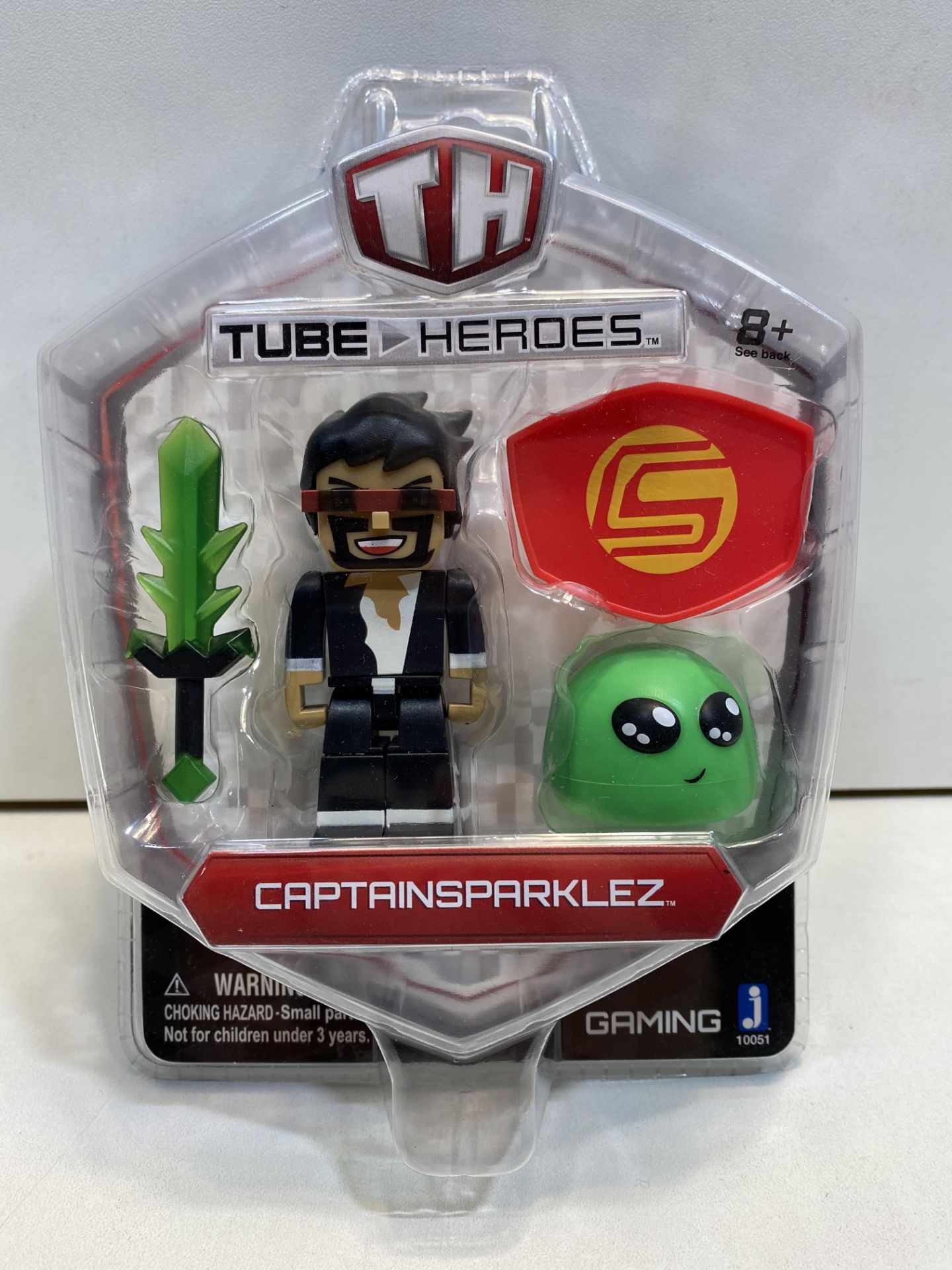 6 x Captain Sparklez 3" Inch Figure Tube Heroes with Accessories | 681326100515