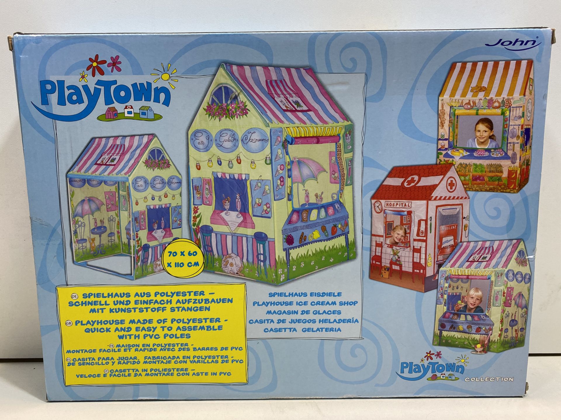 4 x John Playtown Ice Cream Shop Kids Play Tent | 4006149782025 - Image 2 of 2