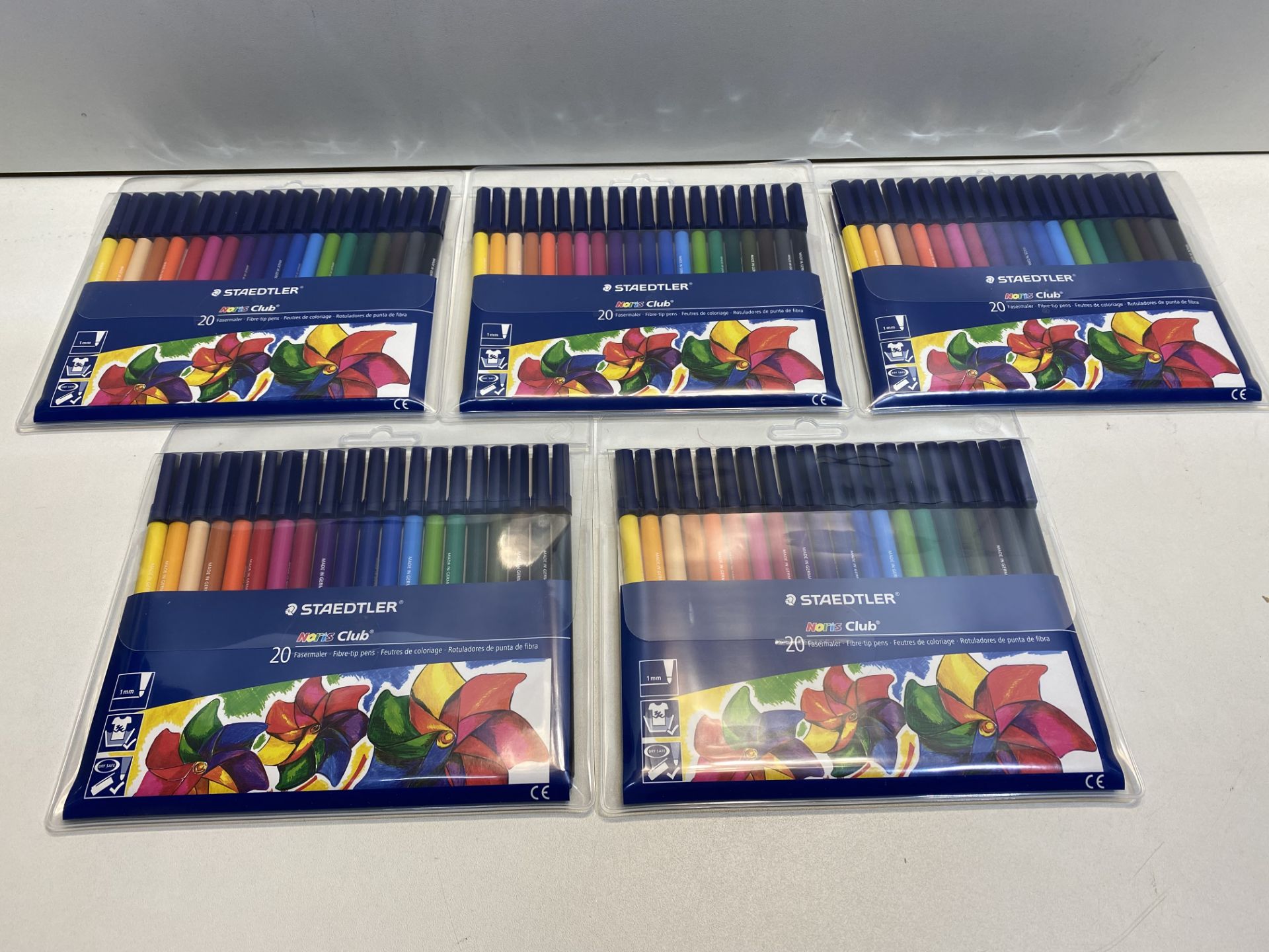 5 x Staedtler Noris Club Fibre Tipped Pens - Pack of 20 | 4007817339664 - Image 2 of 3