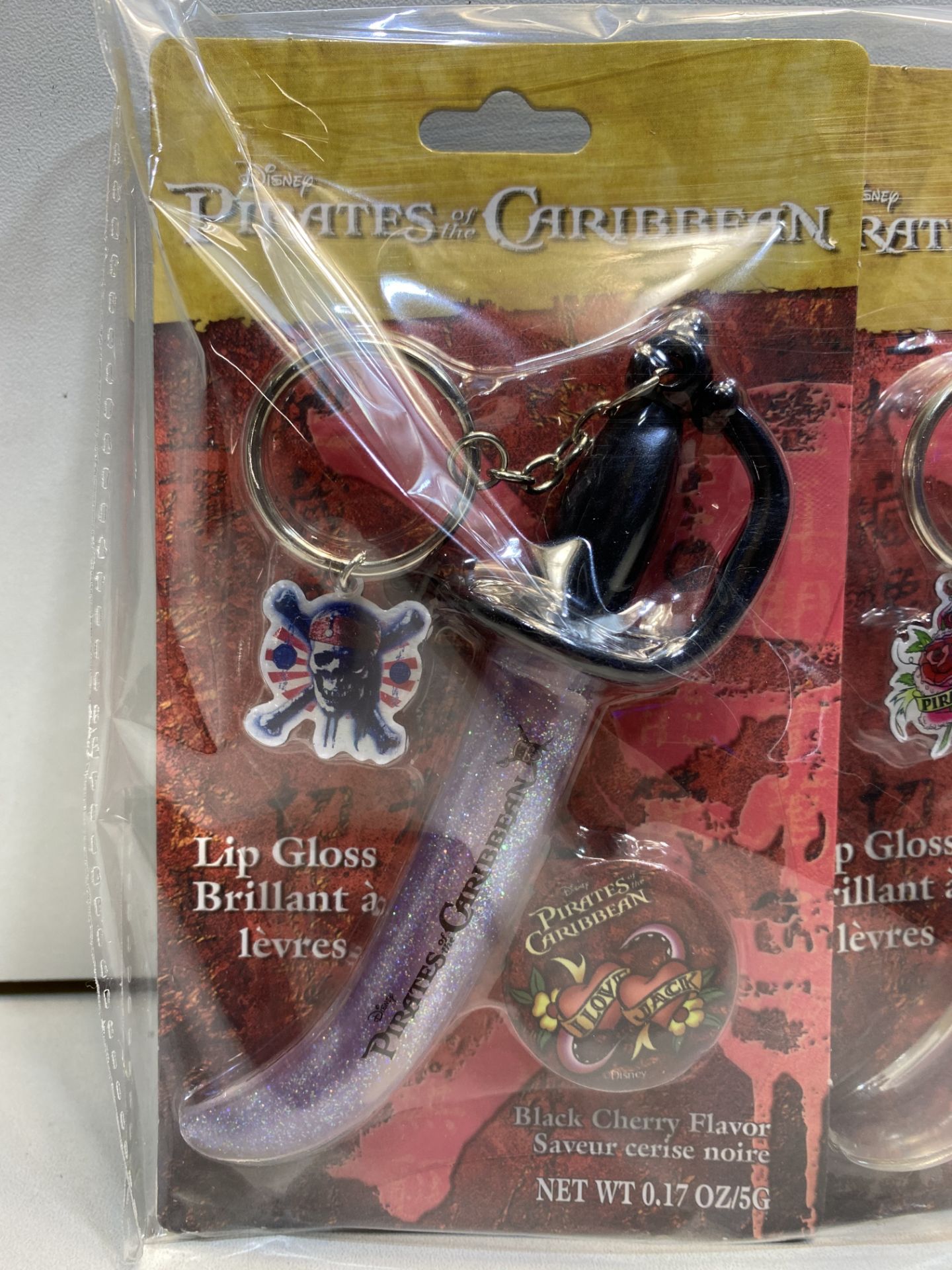 12 x Disney Pirates Of The Caribbean Lip Gloss Sword Key Chains | 719565245213 - Image 4 of 7