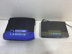 Linksys WRT54G Wireless Router & Linksys EZXS88W Workgroup Switch