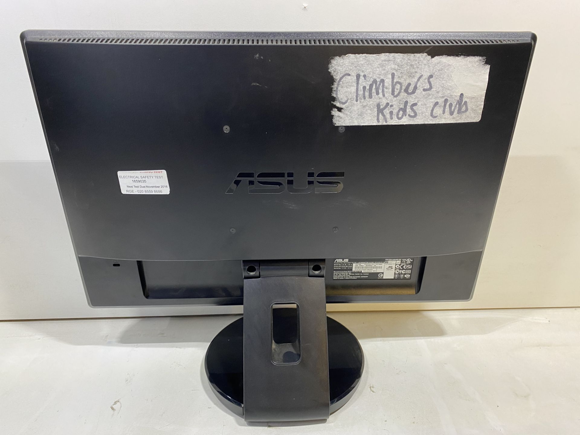 2 x Asus VE198 LCD Computer Monitors - Image 8 of 9