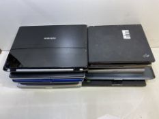 10 x Various Laptops - NO HDD - SPARES & REPAIRS