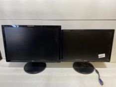 2 x LG Flatron Computer Monitors