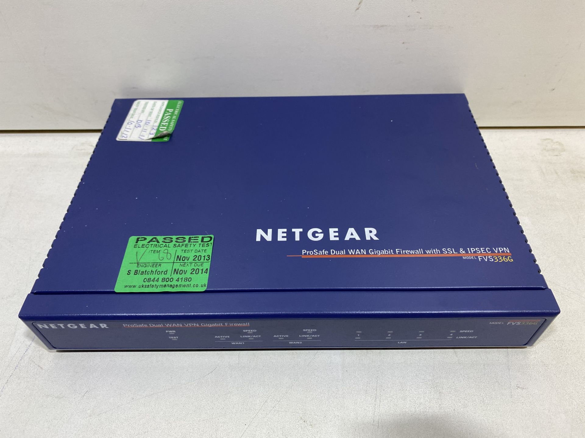 Netgear FVS336G Gigabit Firewall Router