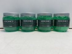 4 x Keronics Extreme Styling Gel