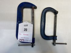 2 x Large G-Clamps