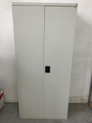 Metal Double Door 3 Shelf Filing/Storage Cabinet | ** NO KEY **