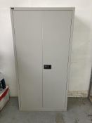Metal Double Door 3 Shelf Filing/Storage Cabinet w/ Key