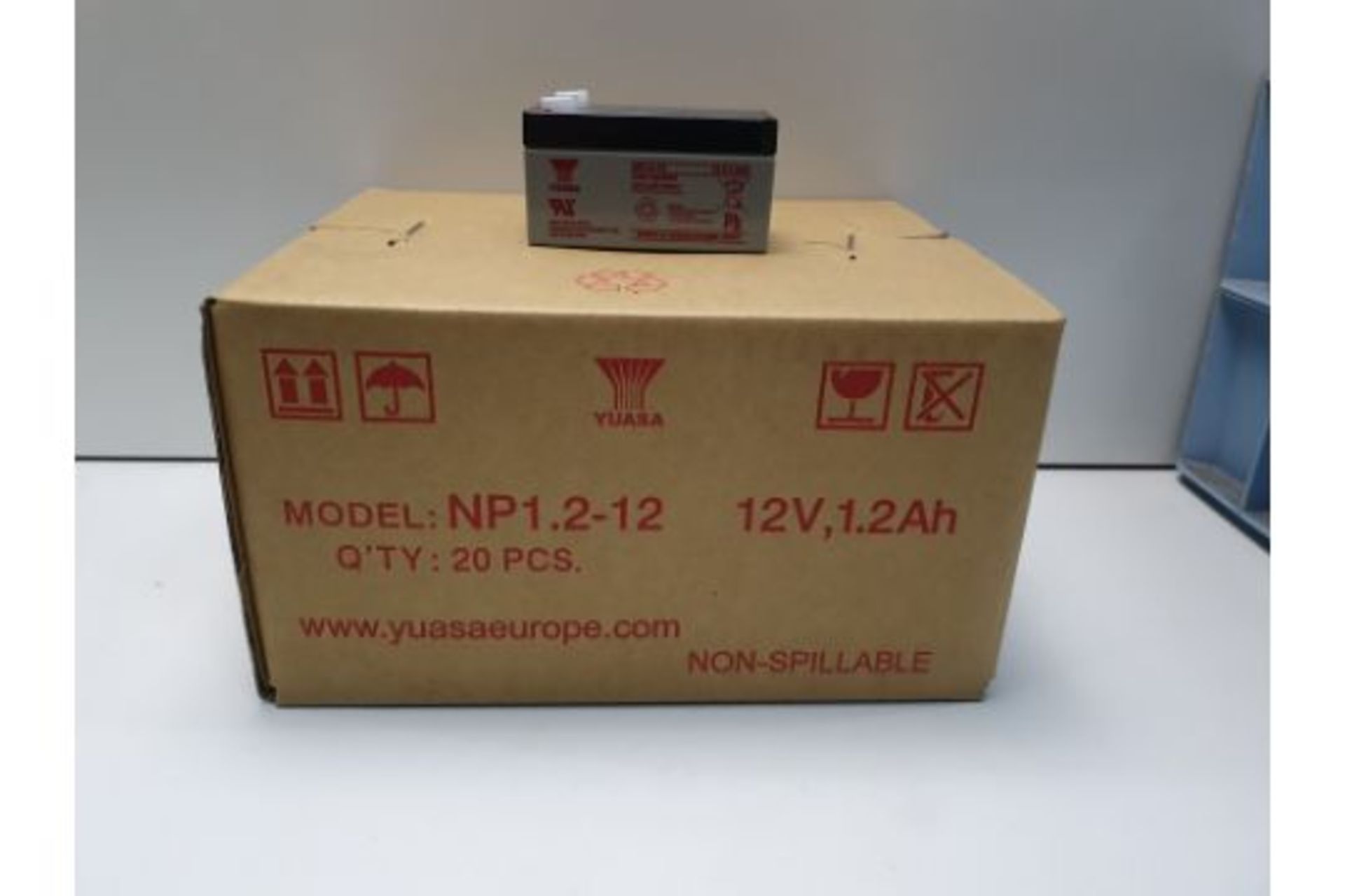 YUASA - NP1.2-12 lead acid batteries (100) (RRP £15 Each)