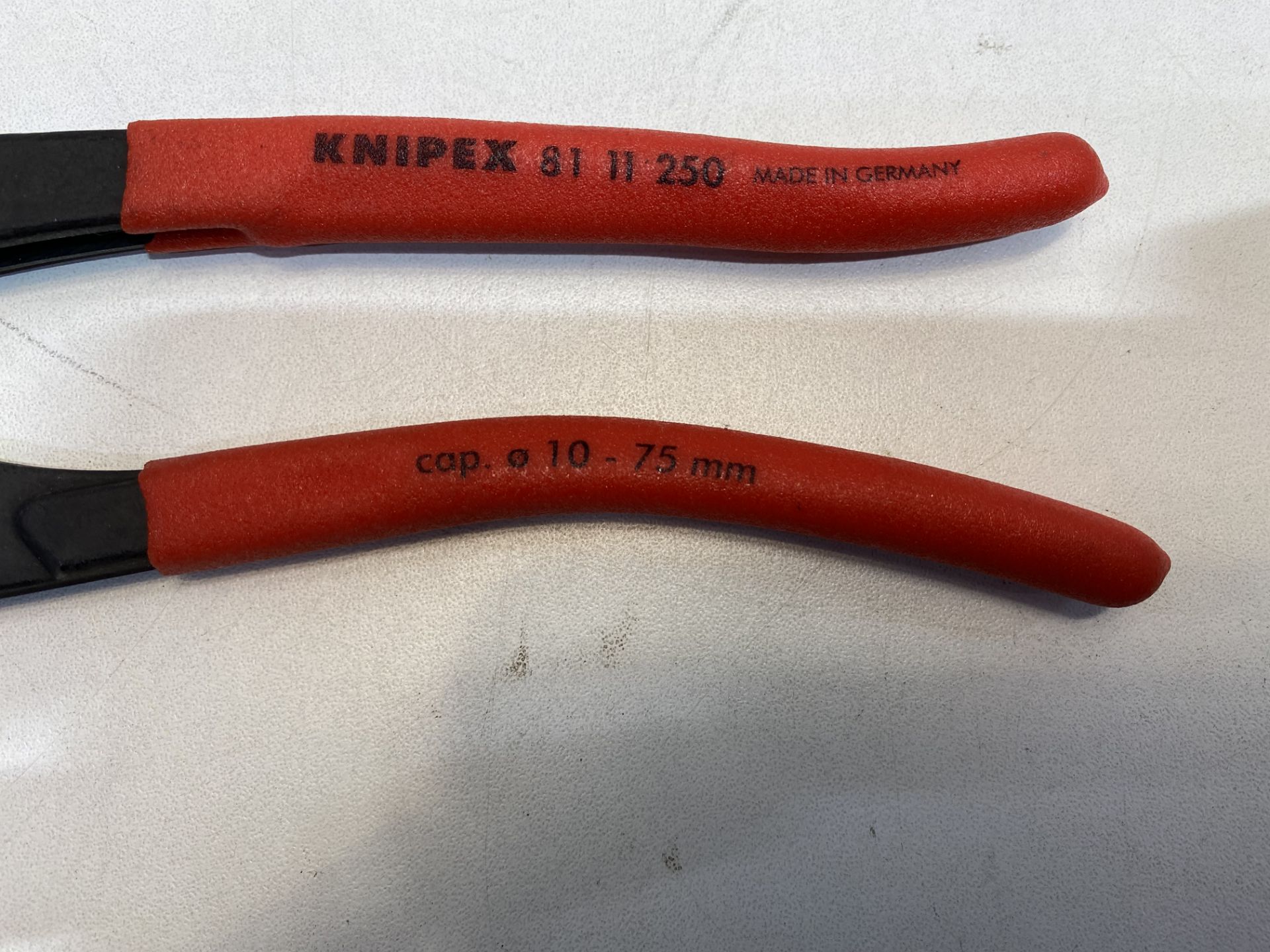 4 x Knipex Rubberised Pipe Grips - Image 4 of 7