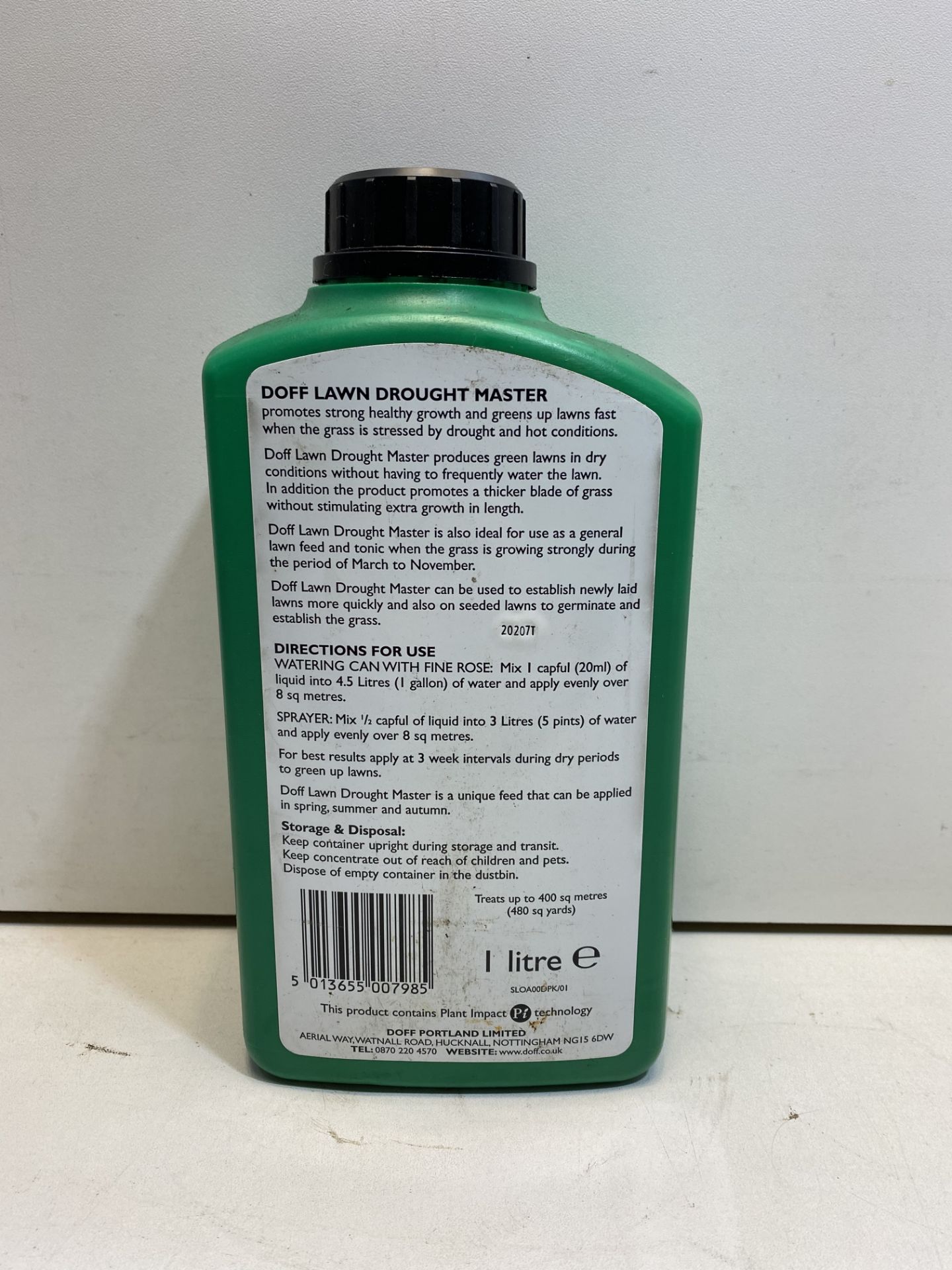 12 x Bottles Doff Lawn Drought Master Concentrate | 1Ltr - Image 3 of 3