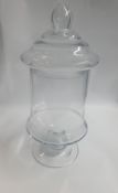 Clear Glass Bonbon Jar | 34cm