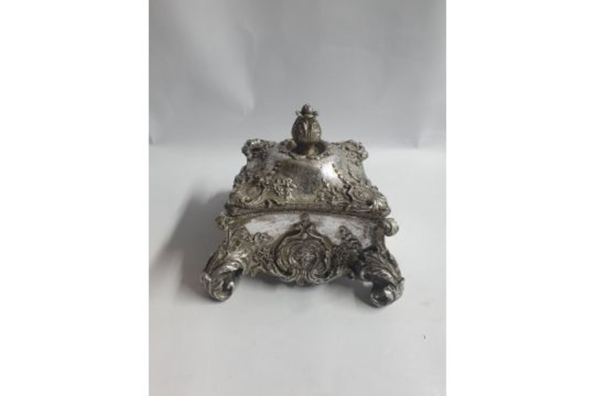 Pewter Trinket Box