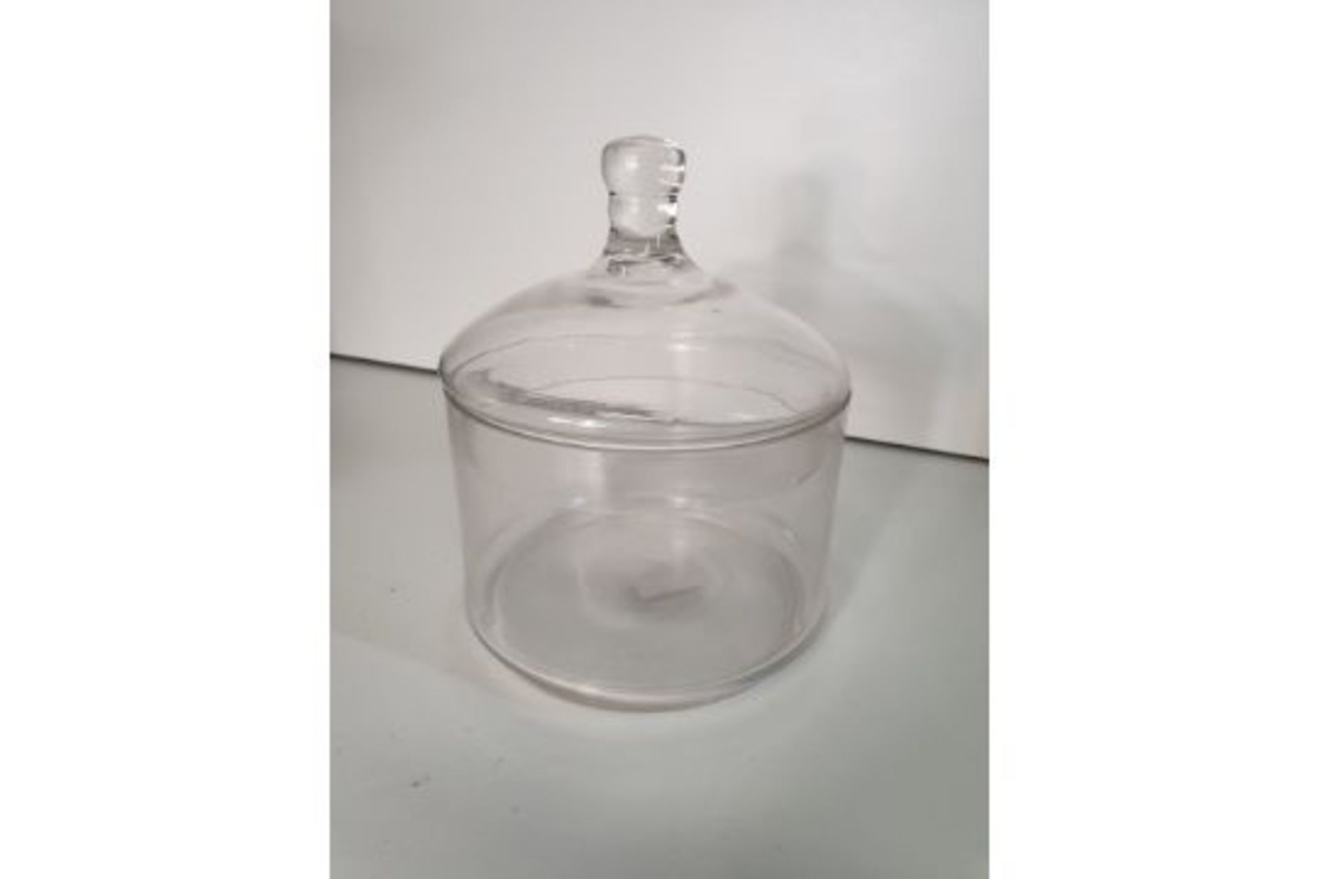 Clear Glass Cookie/Storage Jar