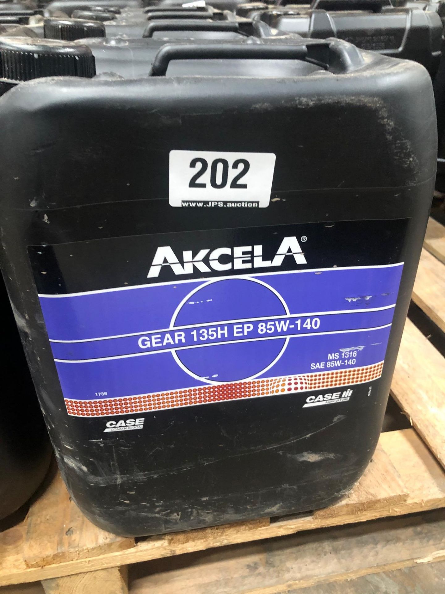 4 x 20L Drums of Akcela MS 1316 Gear 135H EP 85W-140