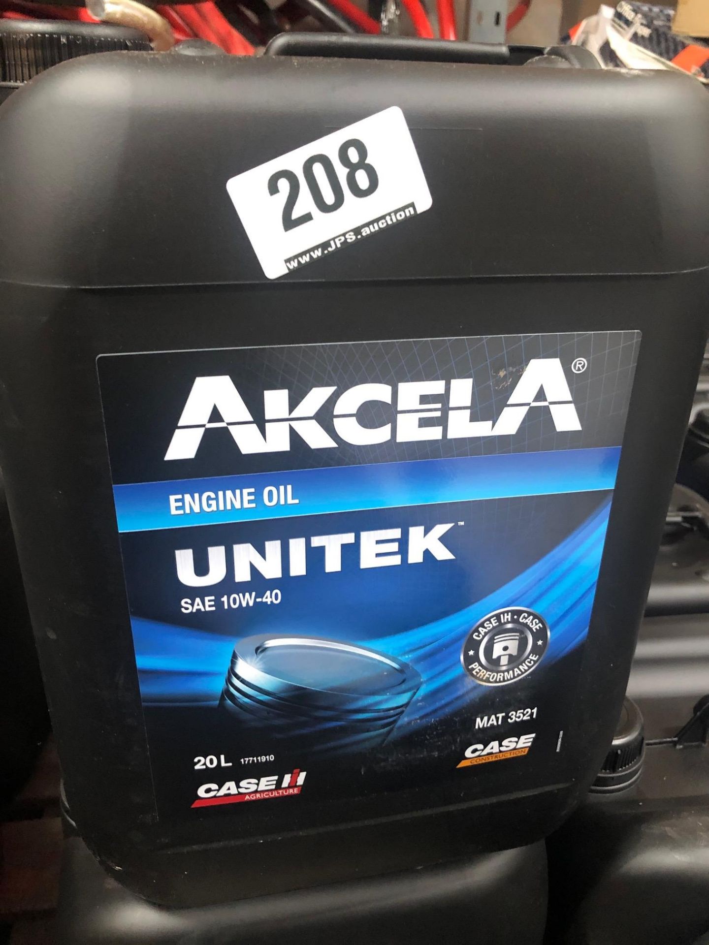 4 x 20L Drums of Akcela MAT 3521 Unitek SAE 10W-40 Engine Oil