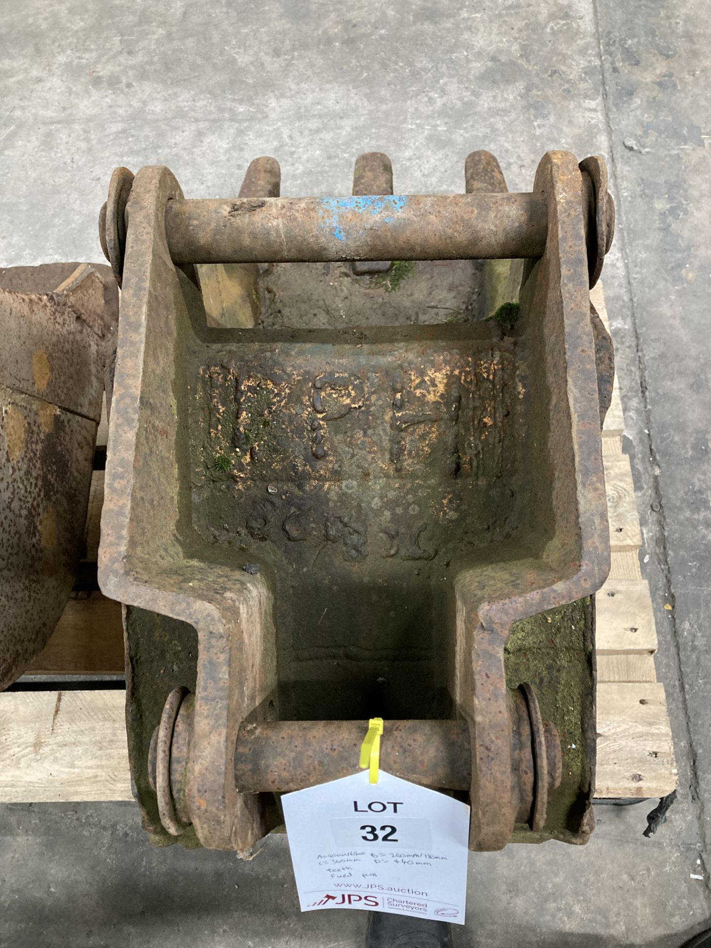 Unbranded 3 Toothed Digger Bucket Attachment | 45mm x 260mm x 360mm x 440mm - Image 4 of 4