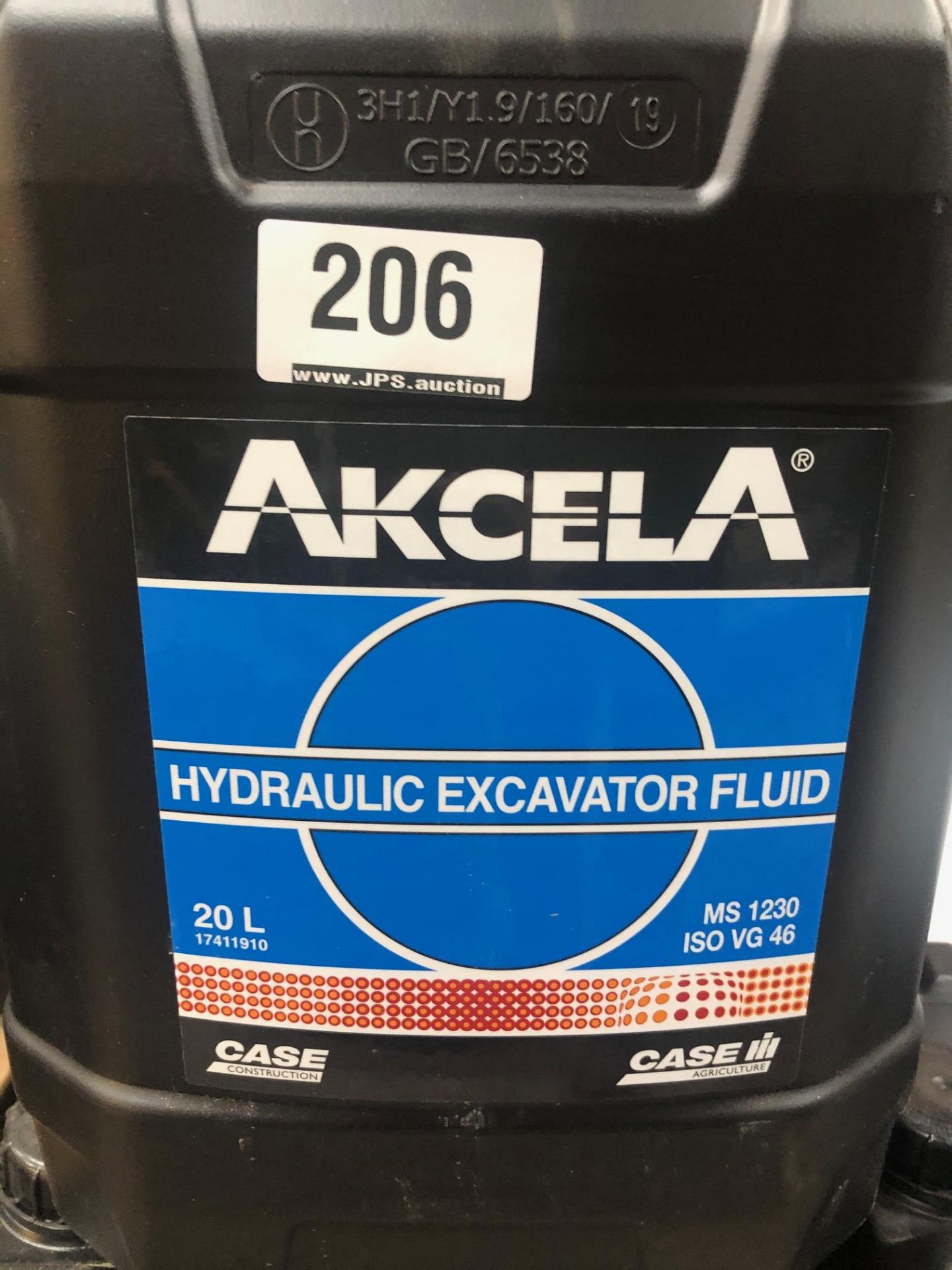 2 x 20L Drums of Akcela MS 1230 Hydraulic Excavator Fluid