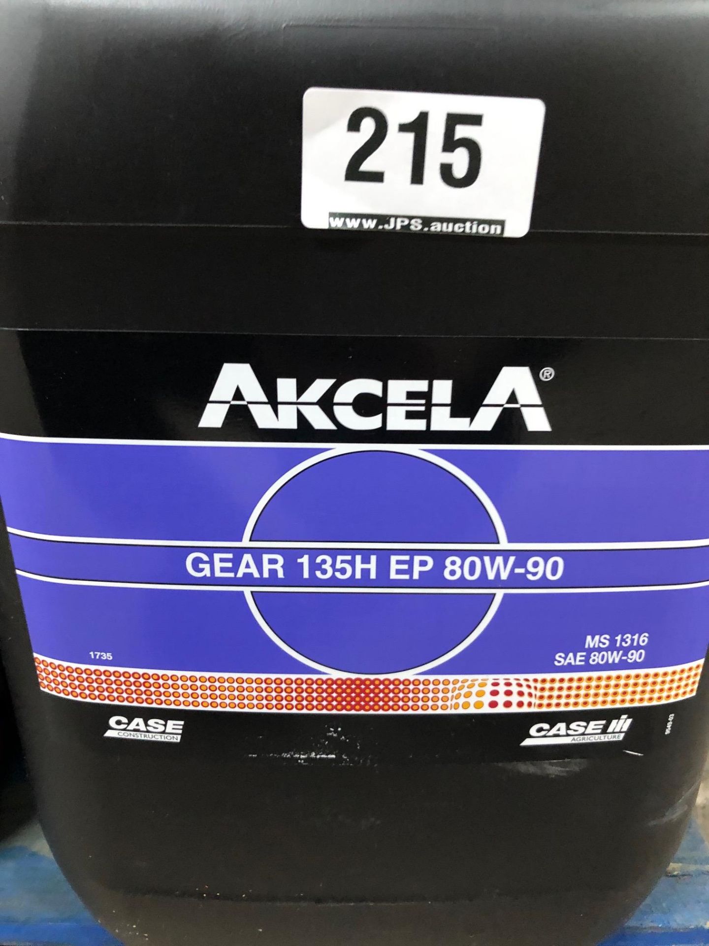 5 x 20L Drums of Akcela MS 1316 20L Gear 135H EP 80W-90