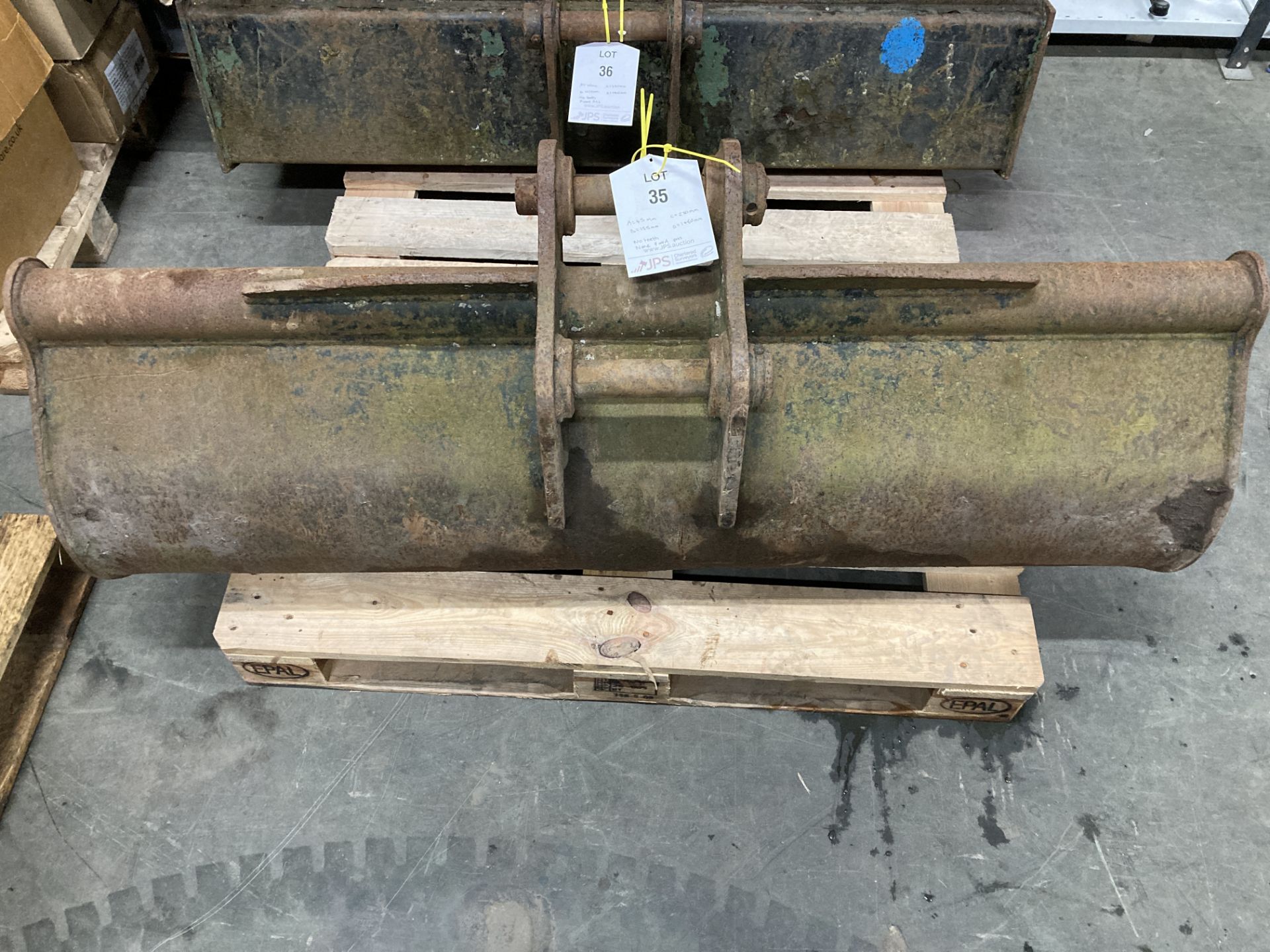 Unbranded Grading/Ditching Bucket Attachment | 45mm x 230mm x 155mm x 1460mm - Image 3 of 4