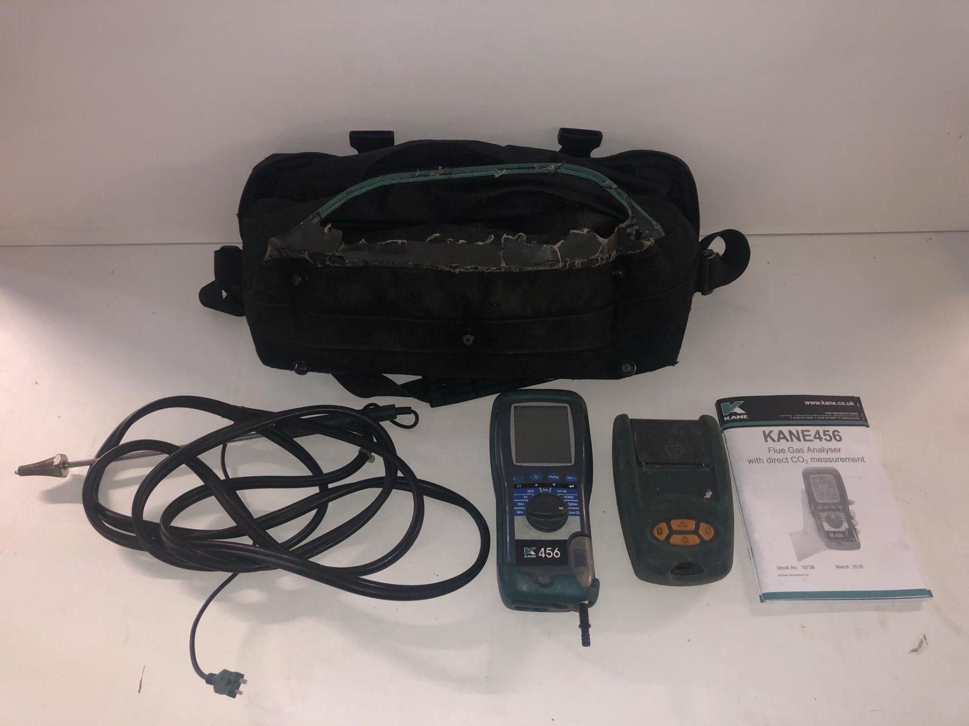 Kane 456 Flue Gas Analyser w/ Printer & Bag