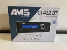 10 x AMS Car Radio Bluetooth