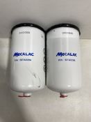 2 x Mecalac Fuel Filters