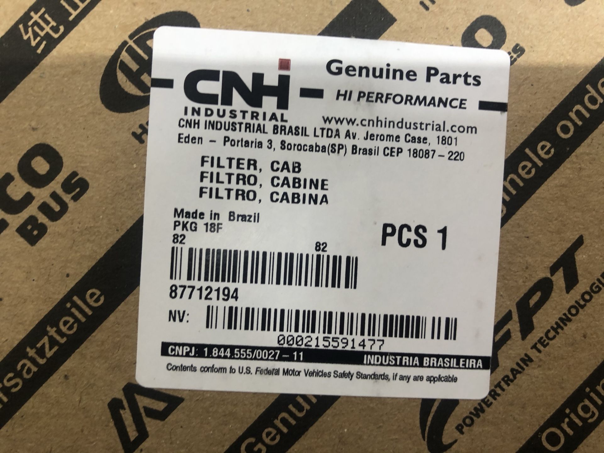 3 x CNH Cabin Filters