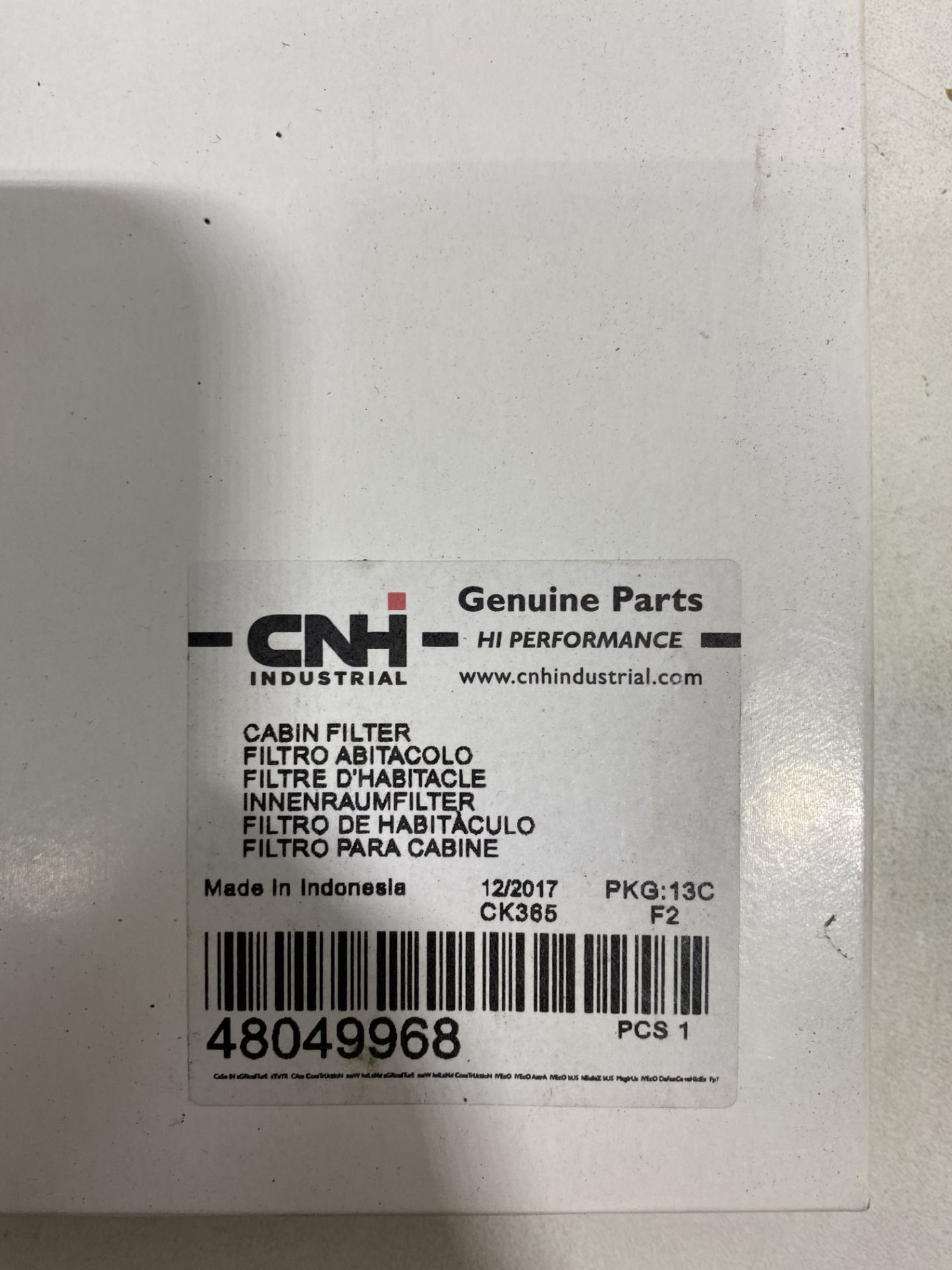 47 x CNH Cabin Filters