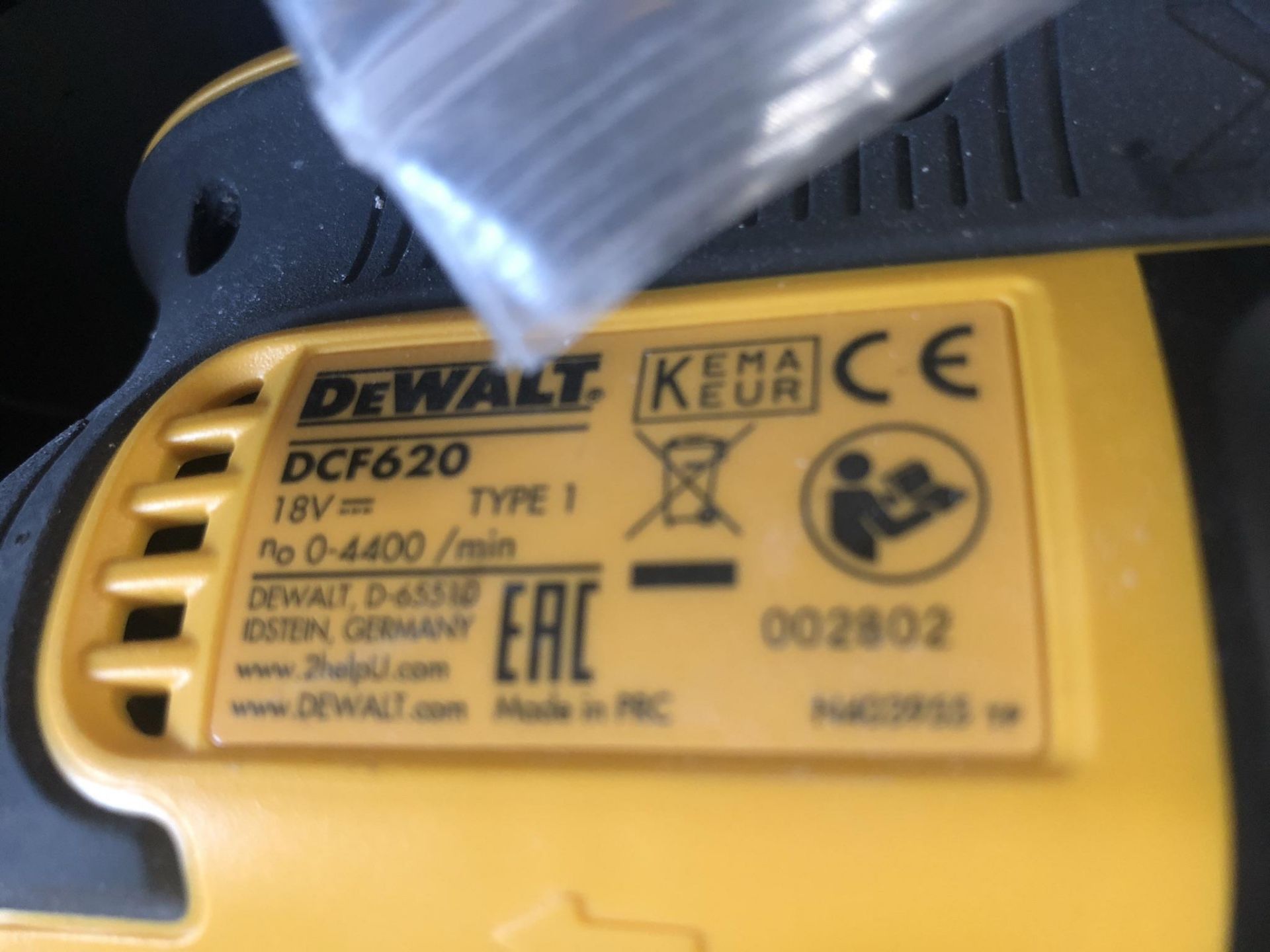 Dewalt DCF620P2K Brushless Collated Drywall Screwdriver - Image 4 of 5