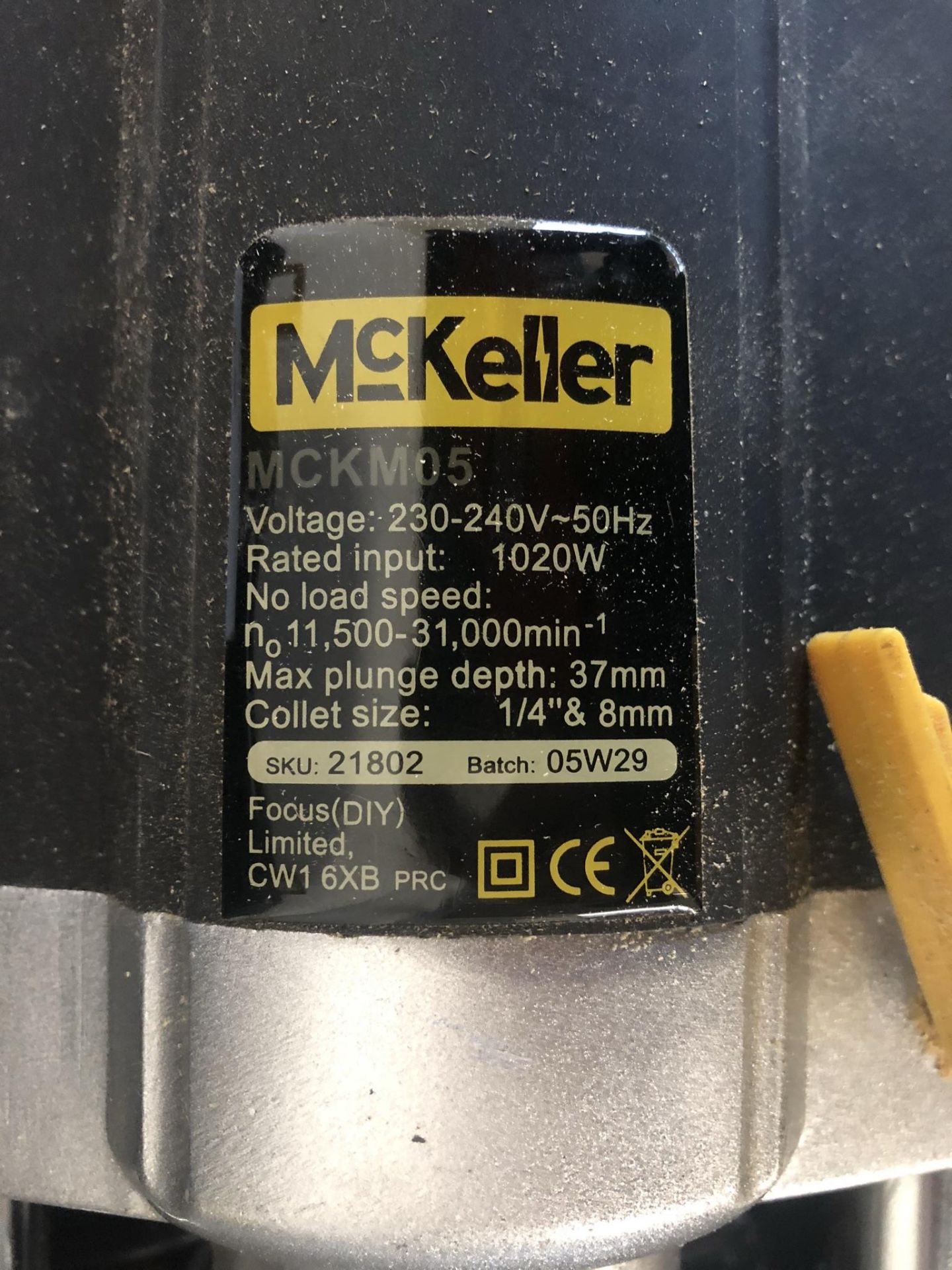 McKeller MCKM05 Plunge Router - Image 3 of 3