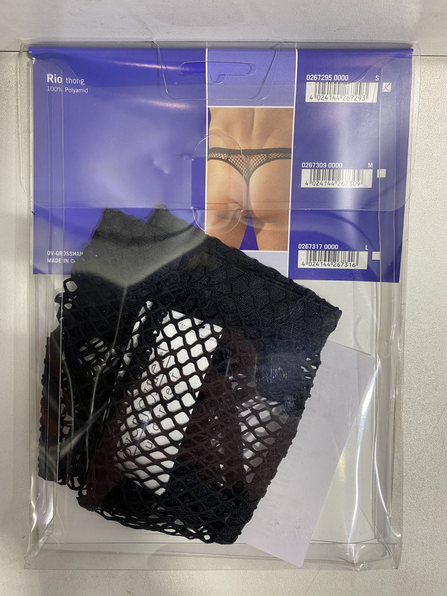 9 x Svenjoyment Underwear Net 'Rio' Thong, Small - Image 2 of 2