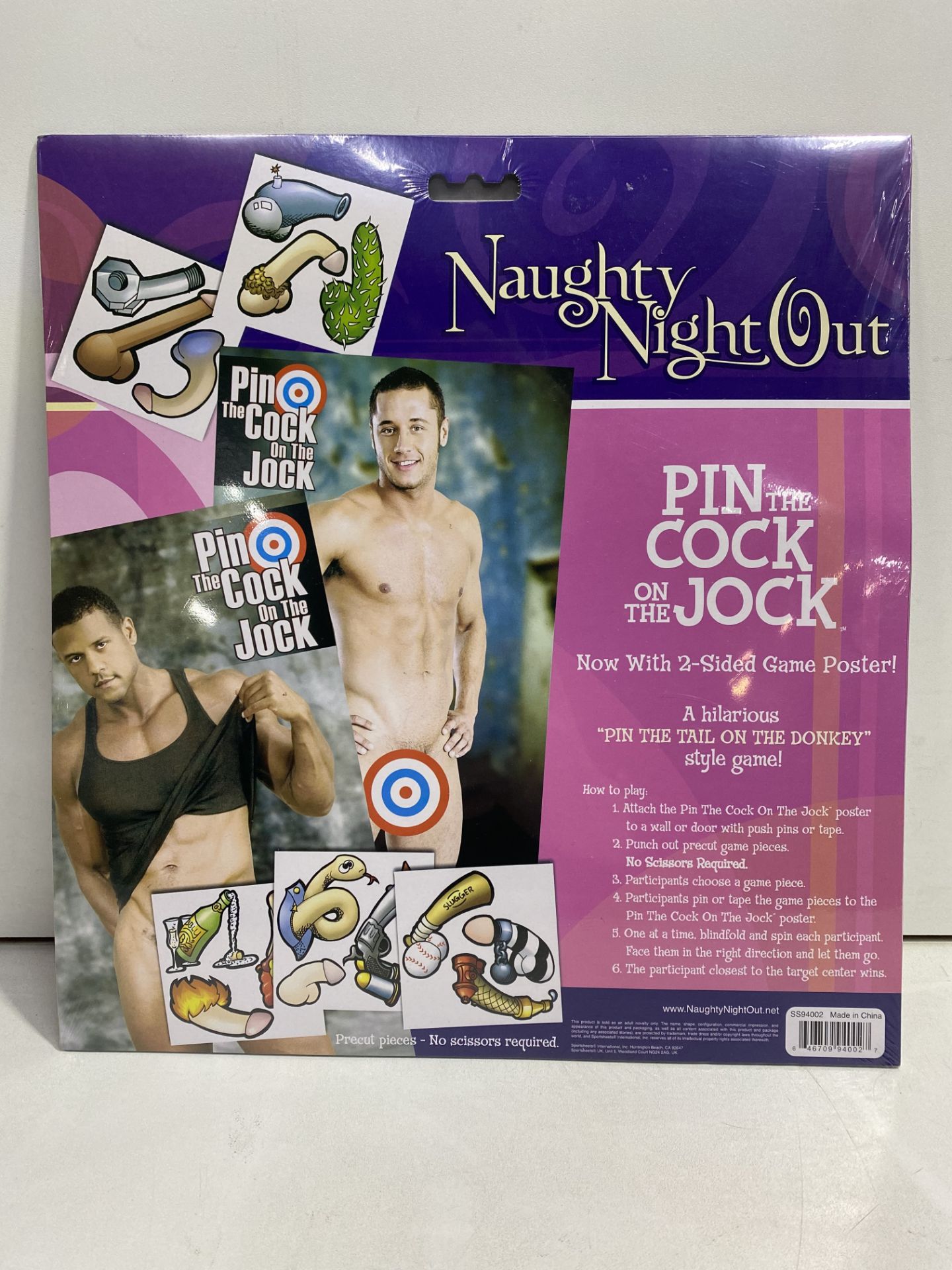 7 x Naughty Night Out Pin The Cock On The Jock Bachelorette Party Hens Night Game - Image 3 of 4