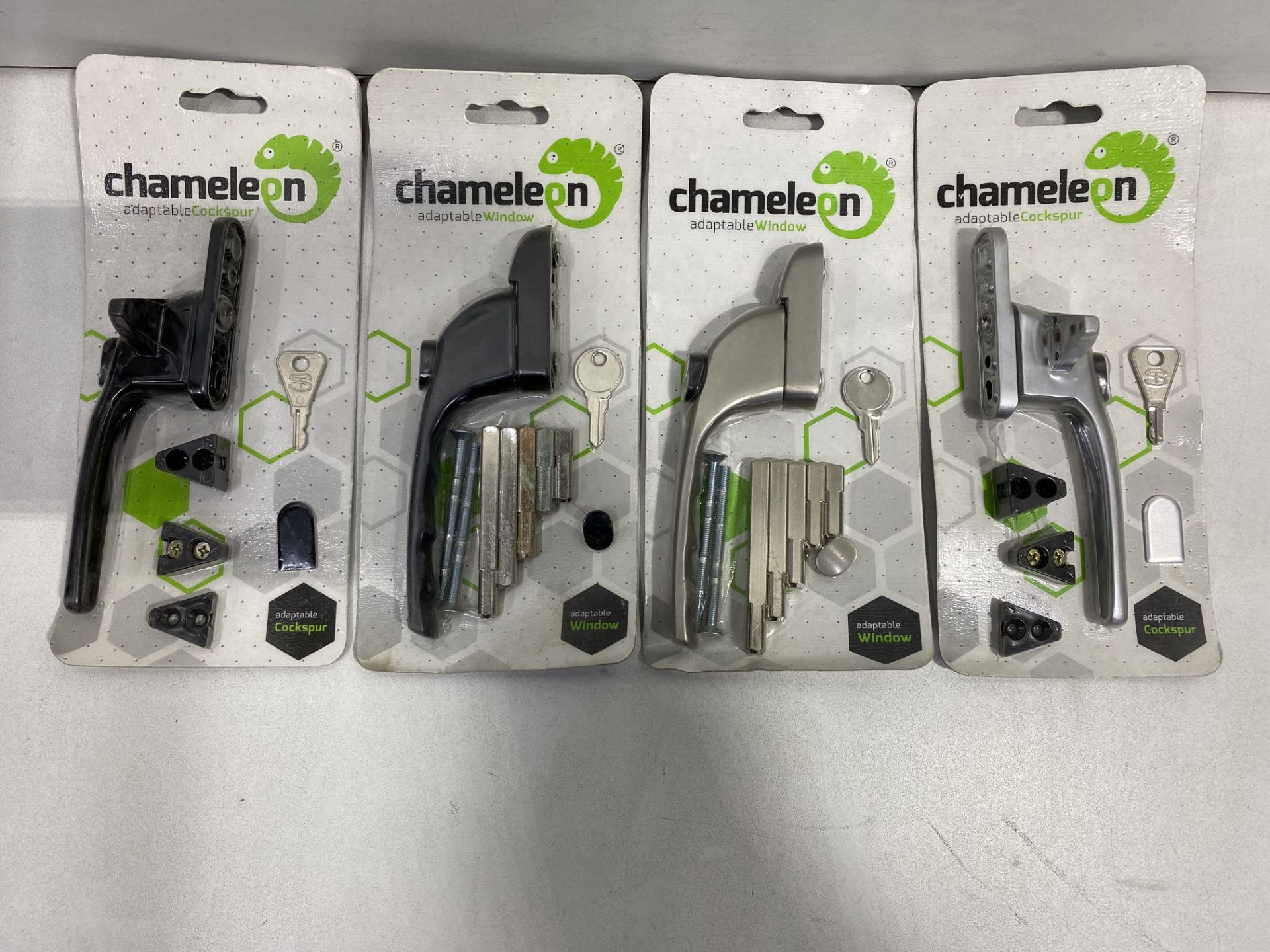 Mixed Lot Of Chameleon Adaptable Cockspur & Window Handles