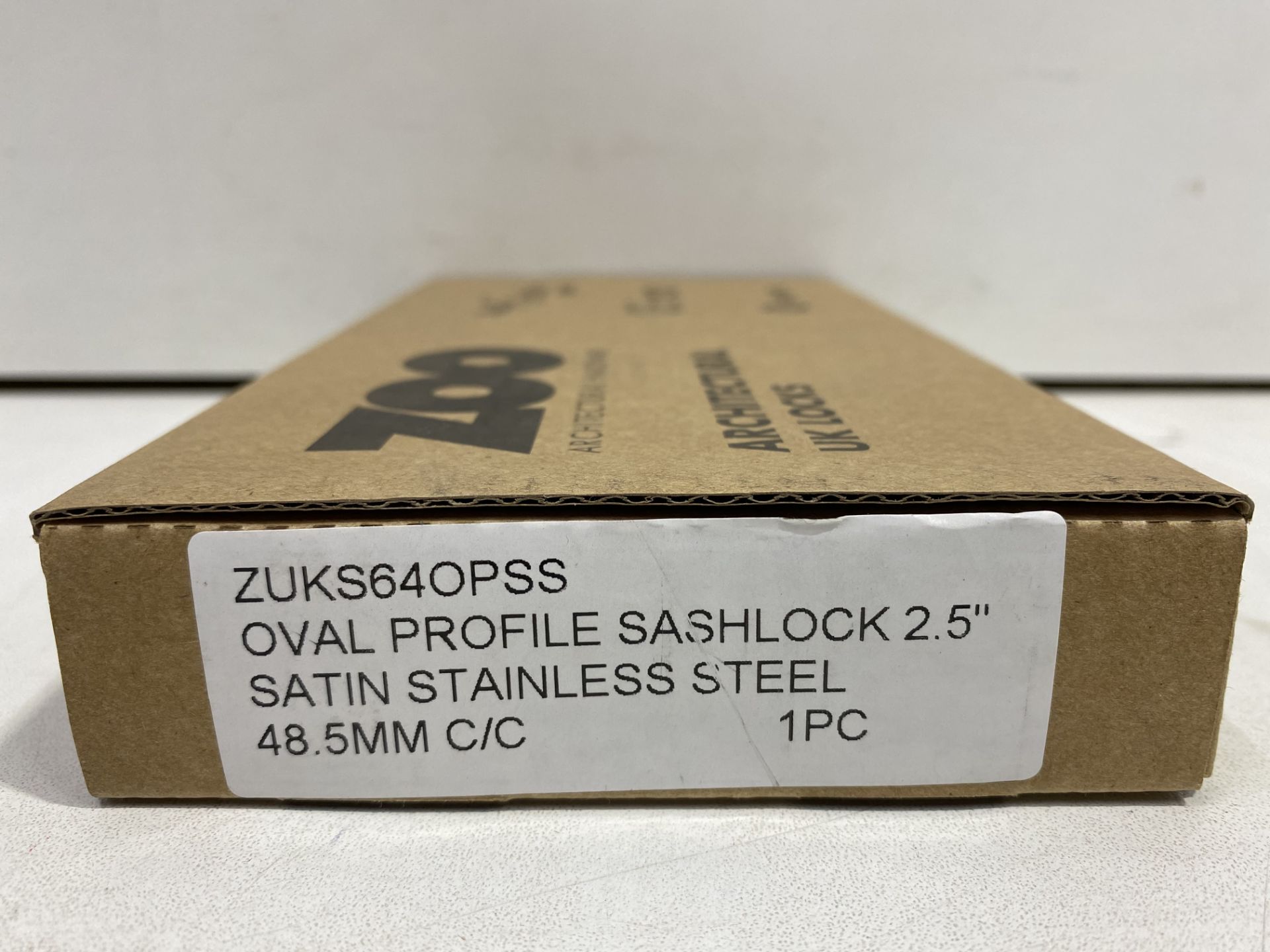 10 x Zoo Hardware ZUKS64OPSS Oval Profile Sashlock 2.5" - Image 3 of 4