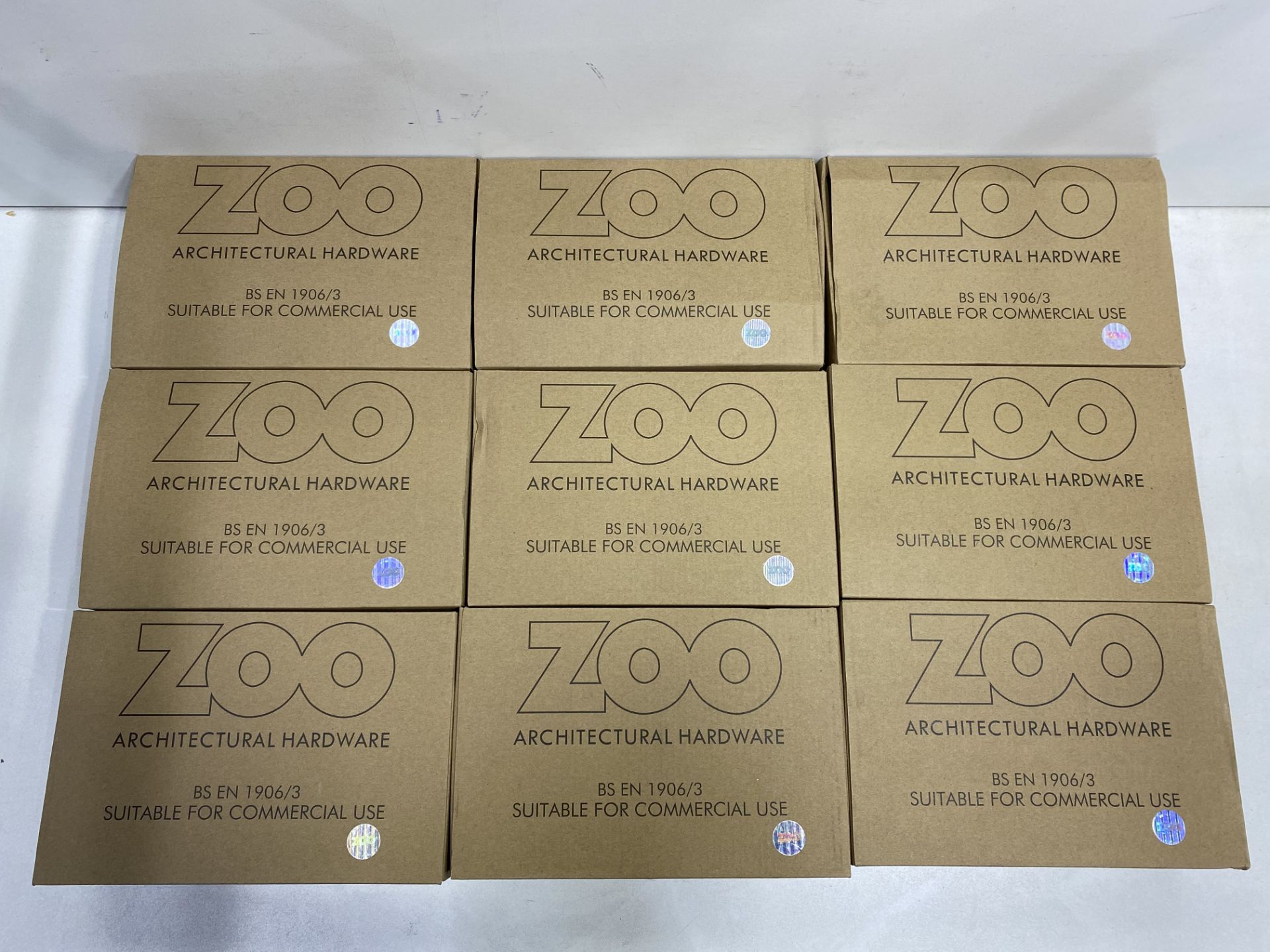 9 x Zoo Hardware ZAA011EPSA 19mm Return To Door Lever On Euro Profile Backplate