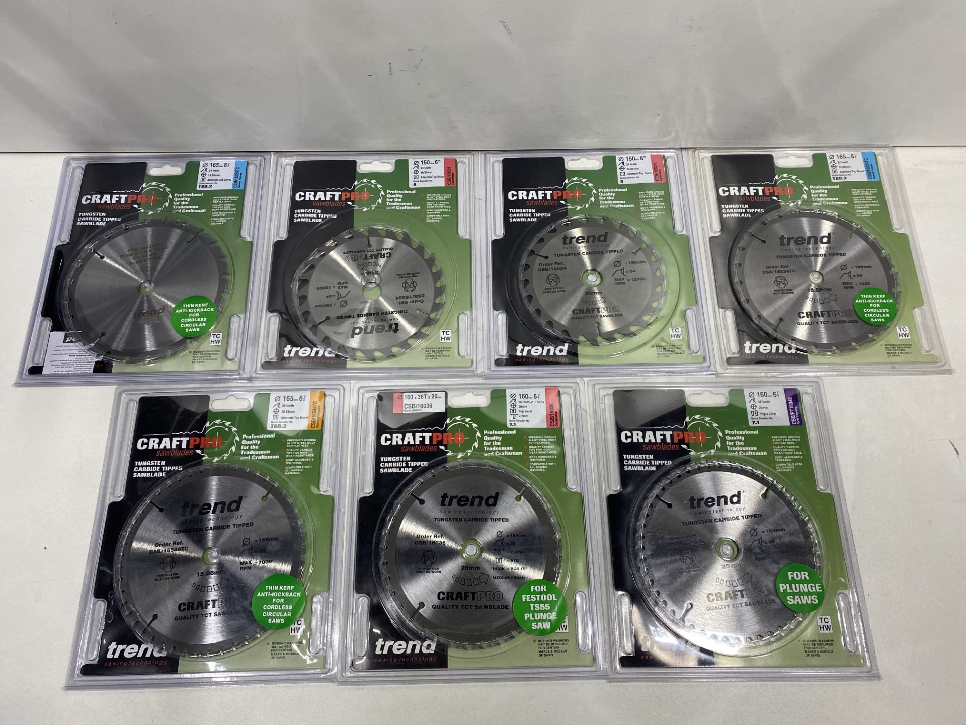 Mixed Lot Of Various Trend CraftPro Sawblades | Total RRP £92.30