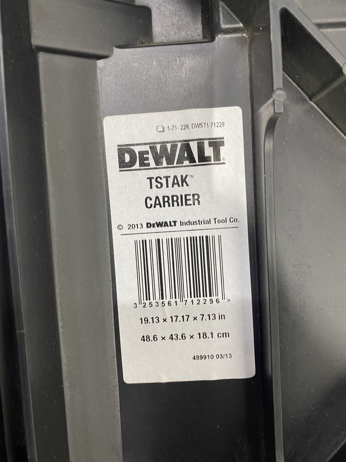 DeWalt T-Stak Cart Trolley Wheeled Carrier - Image 4 of 4