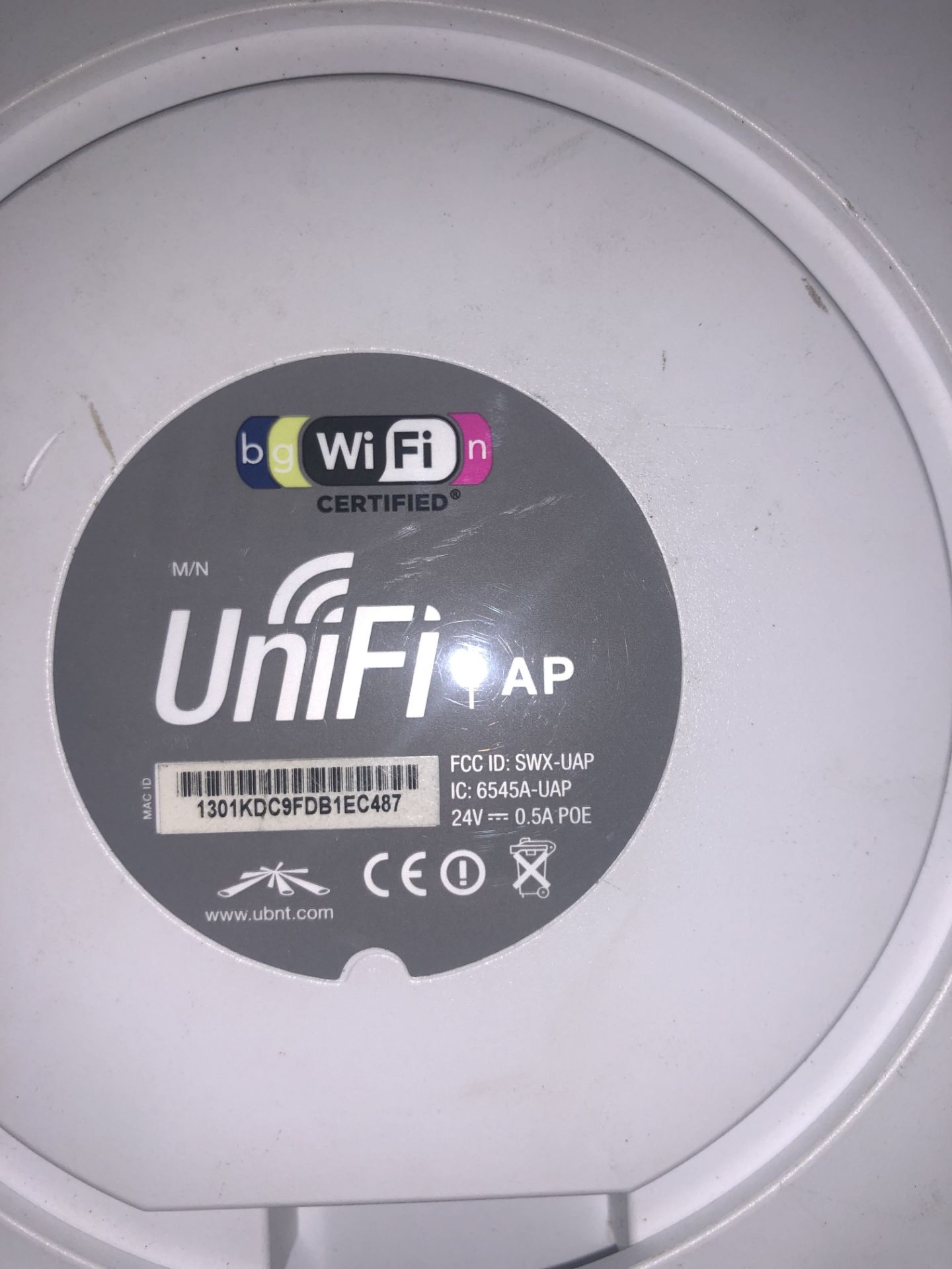 2 x UBIQUITI Uni-Fi Access Points - Image 2 of 3