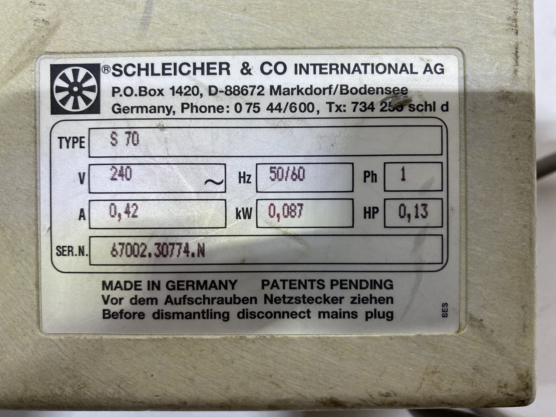 Schliecher S70 Paper Shredder - Image 5 of 5