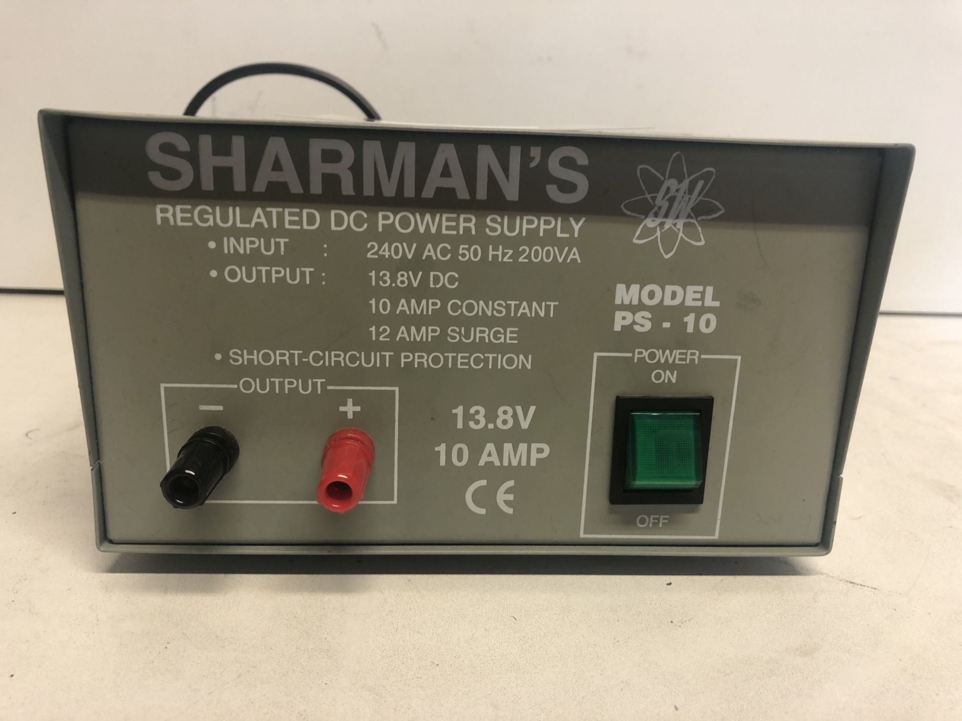 Sharman's PS-10 Regulated DC Power Supply - Image 2 of 2