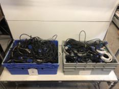 2 x Boxes Containing Large Quantity of Various Spare VGA, SVGA, DVI & HDMI Cables