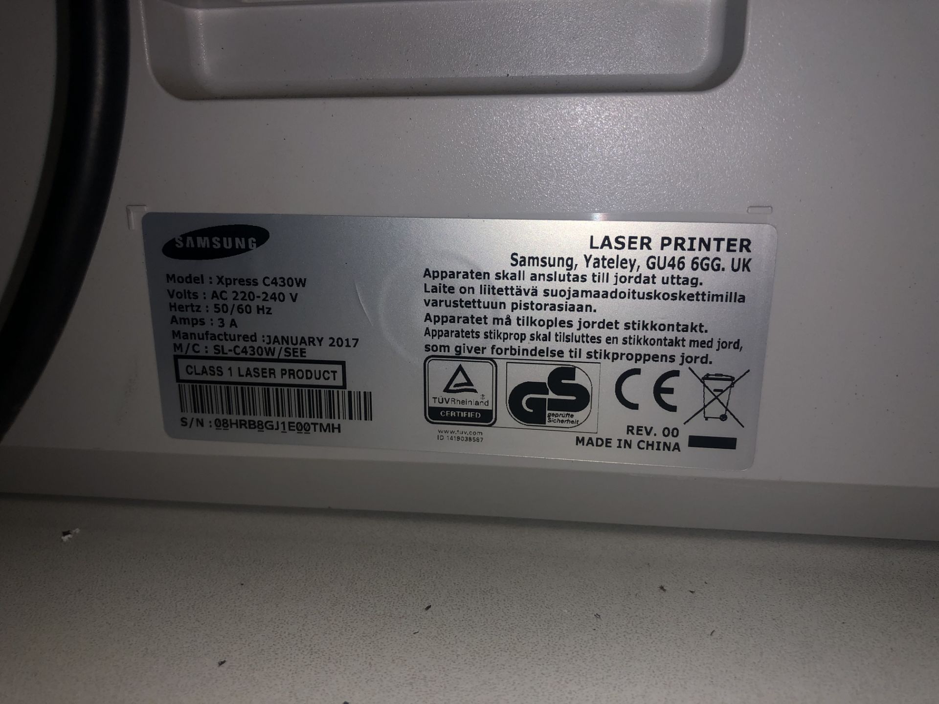 Samsung Xpress C430W Printer - Image 3 of 3