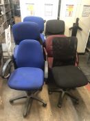 12 x Various Office/Desk Chairs as per photos
