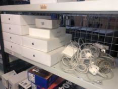 8 x Various Spare Apple Product Cardboard Boxes & Power Supplys