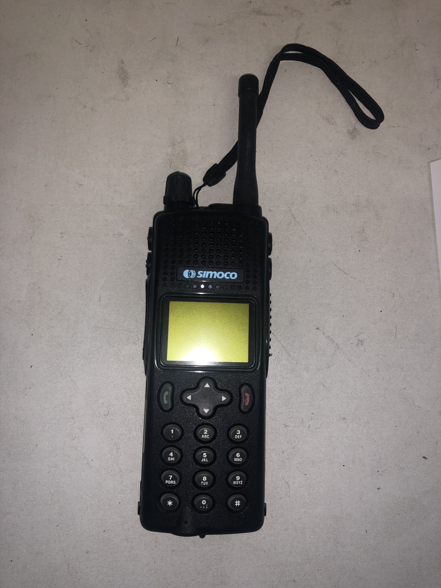 Simoco Handheld Radio w/ Case - Image 2 of 2