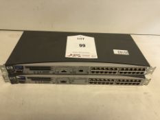 2 x HP Procurve 2324 24 Port LAN Switches