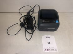 Zebra GK420d Label/Barcode Printer w/ Power Lead & USB Cable